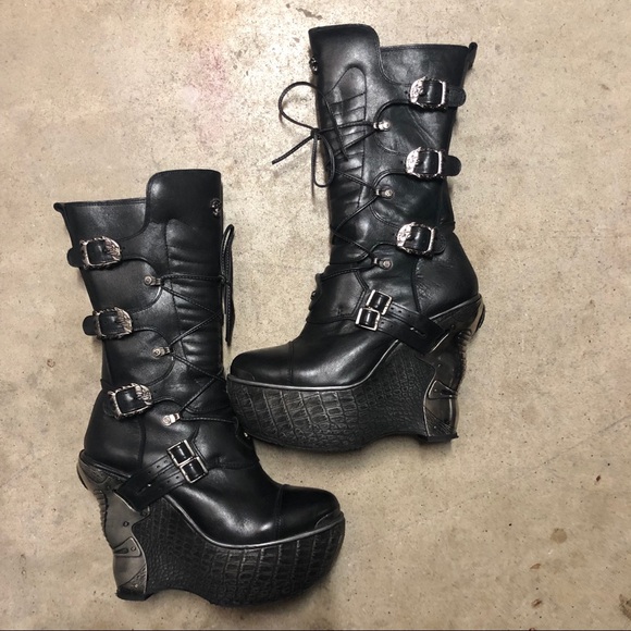 Shoes - New Rock Platform Wedge Boots